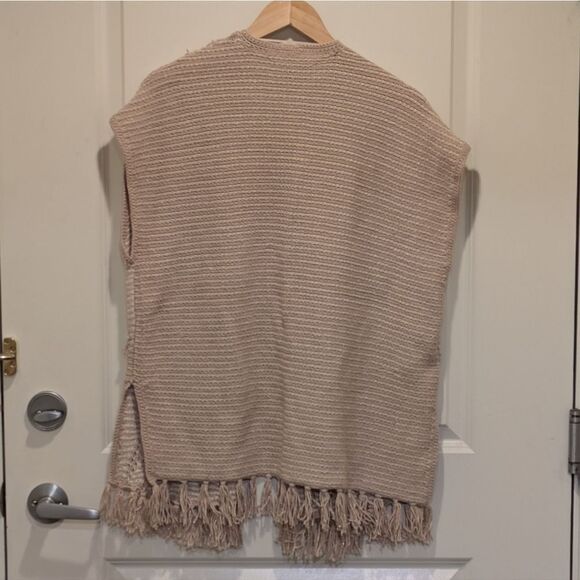 EUC Ann Taylor Loft S Chunky Sparkle Knit Fringed Cardigan - Picture 2 of 4